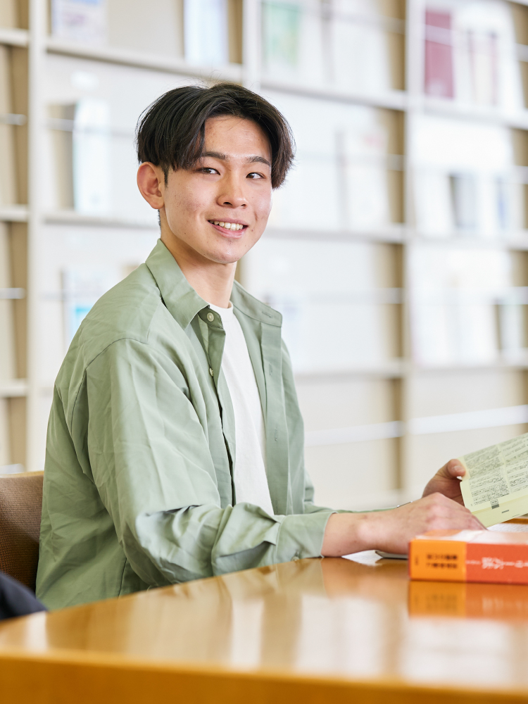 法学専攻3年 佐藤 大徳さん